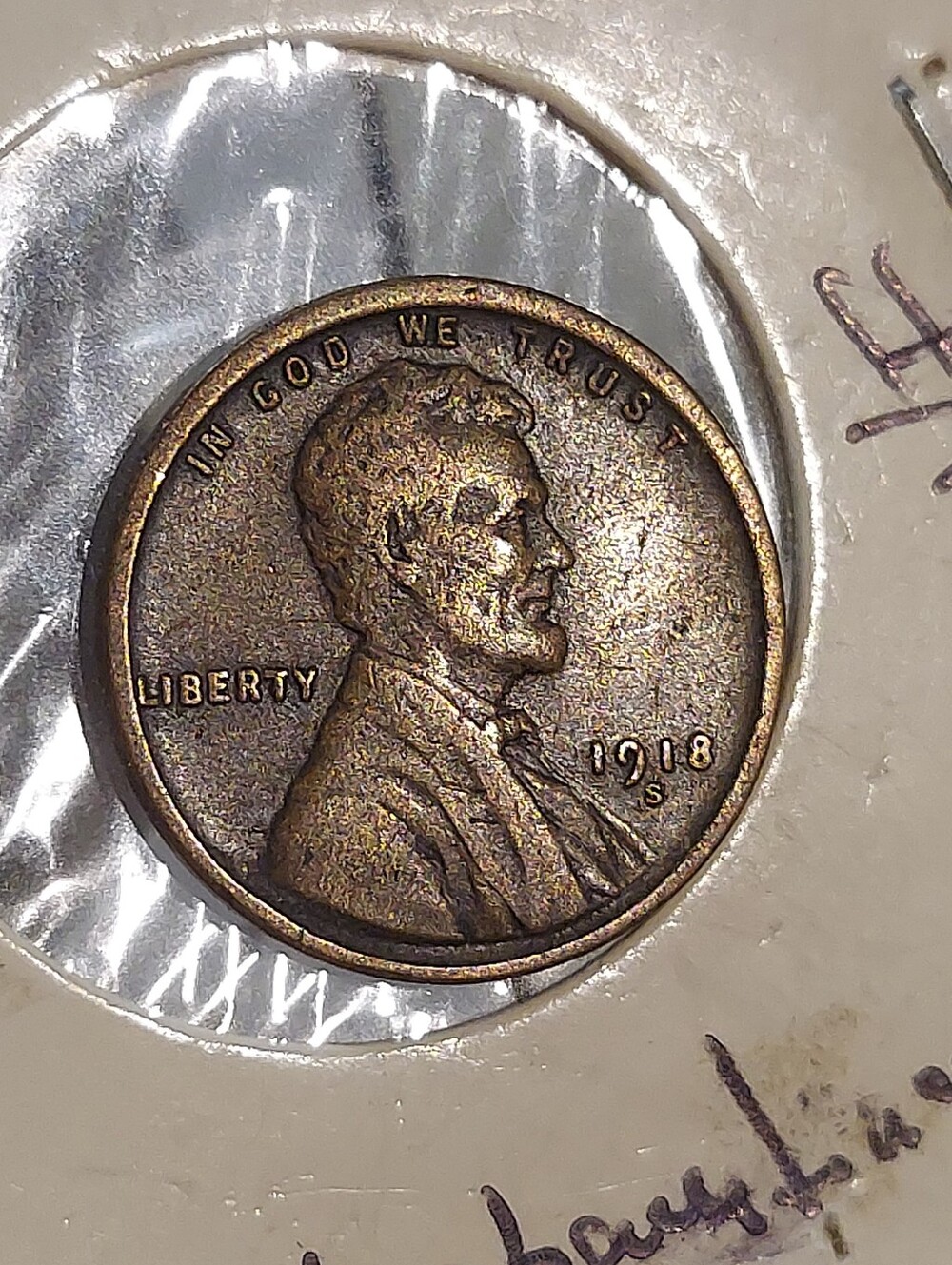1918-s Lincoln Penny.